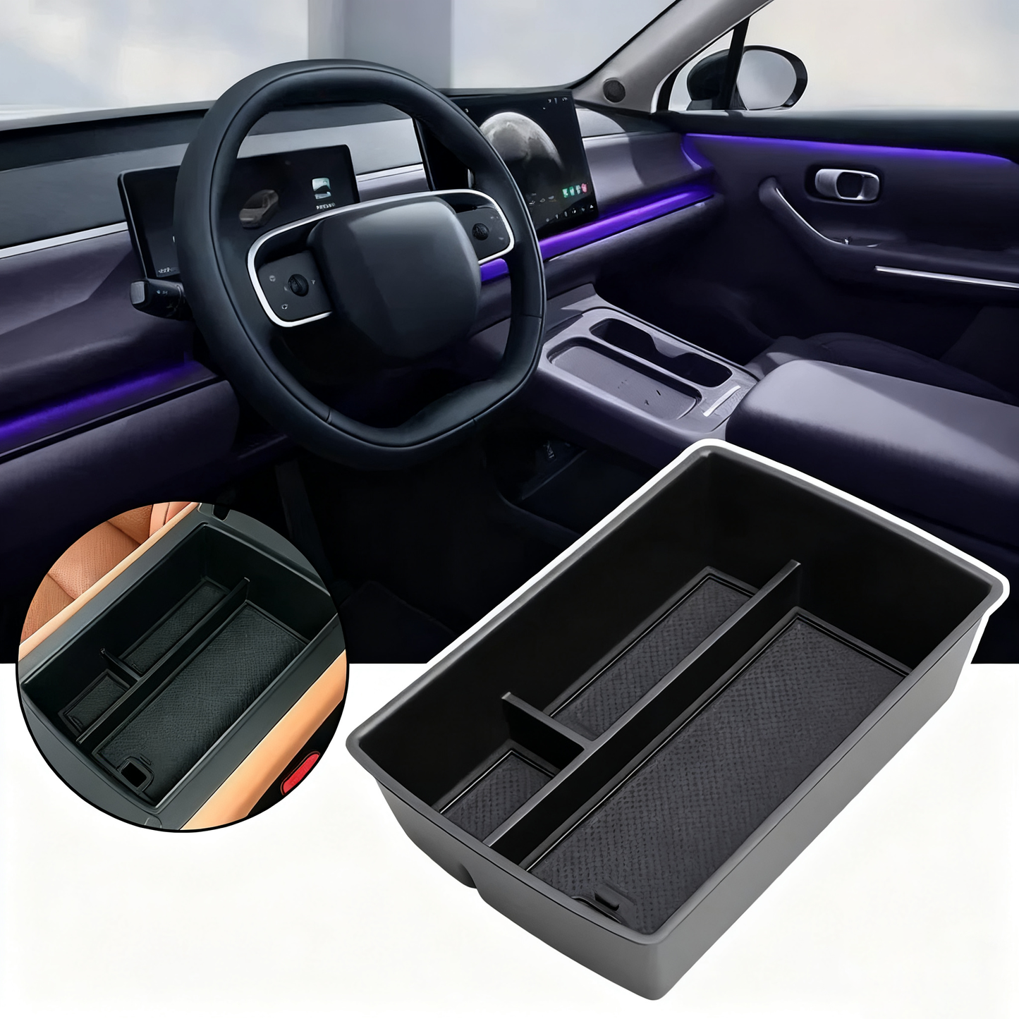 Boîte de rangement pour accoudoir de voiture Leapmotor C10 2024-2025