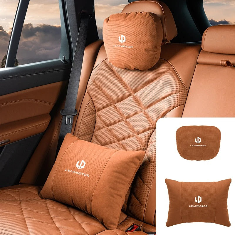 Leapmotor Car Seat Headrest Neck Pillow Lumbar Support Cushion