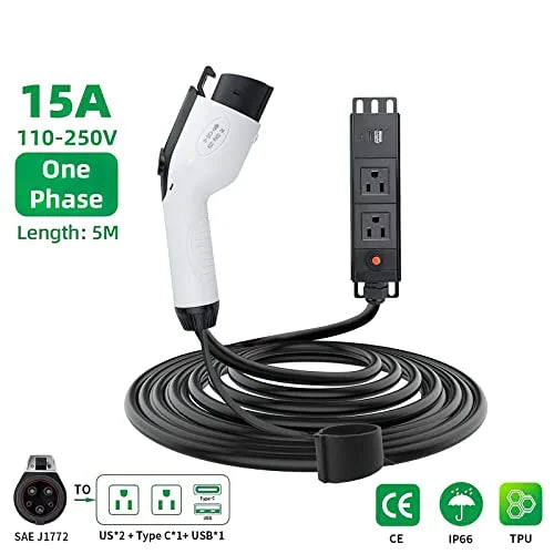 V2L Adapter Type 1  Type 2 Vehicle to Load Adapter Connector