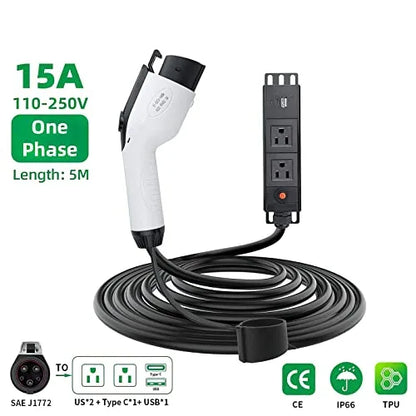 V2L Adapter Type 1  Type 2 Vehicle to Load Adapter Connector