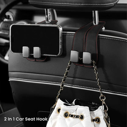 2 in 1 Car Rear Seat Back Hooks