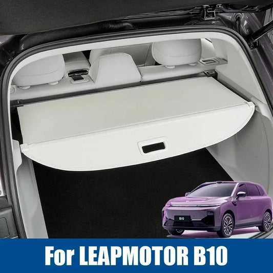 LEAPMOTOR B10 Car Trunk Canvas Cargo Cover Retractable Luggage Rack Protector - Leapmotor Accessories