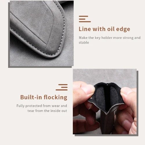 Leather Car Key Case Cover for Leapmotor C01 T03 S01 C11 - Leapmotor Accessories