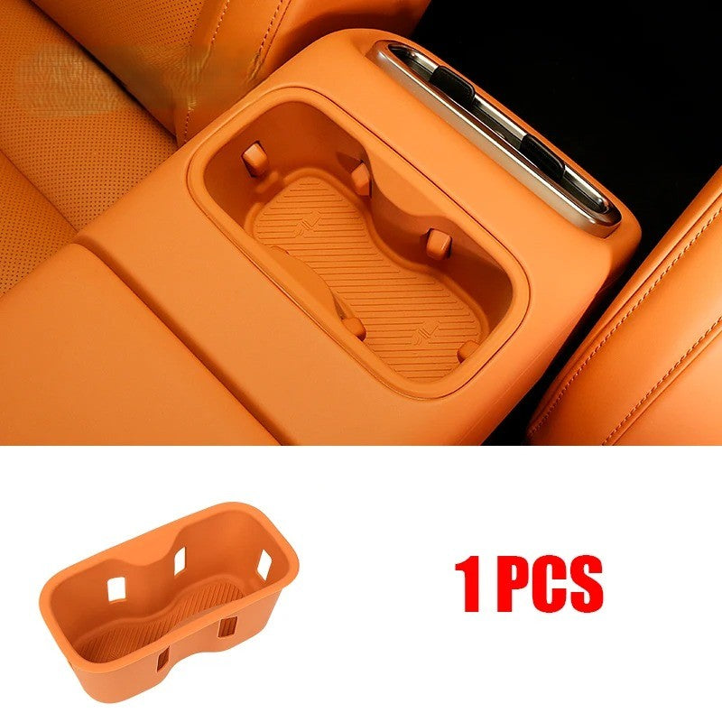 Leapmotor C10 Car Center Console Wireless Charging silicone Pad Cup holder Integrated Mat