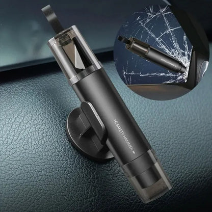 2-in-1 Car Safety Hammer Window Glass Breaker Seat Belt Cutter