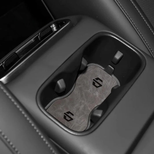 Leapmotor C10 Car Cup Holder Coasters Leather Mat