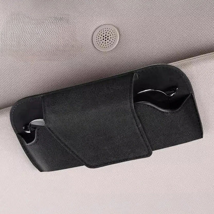 Sun Visor Glasses Holder Sunglasses Storage Case